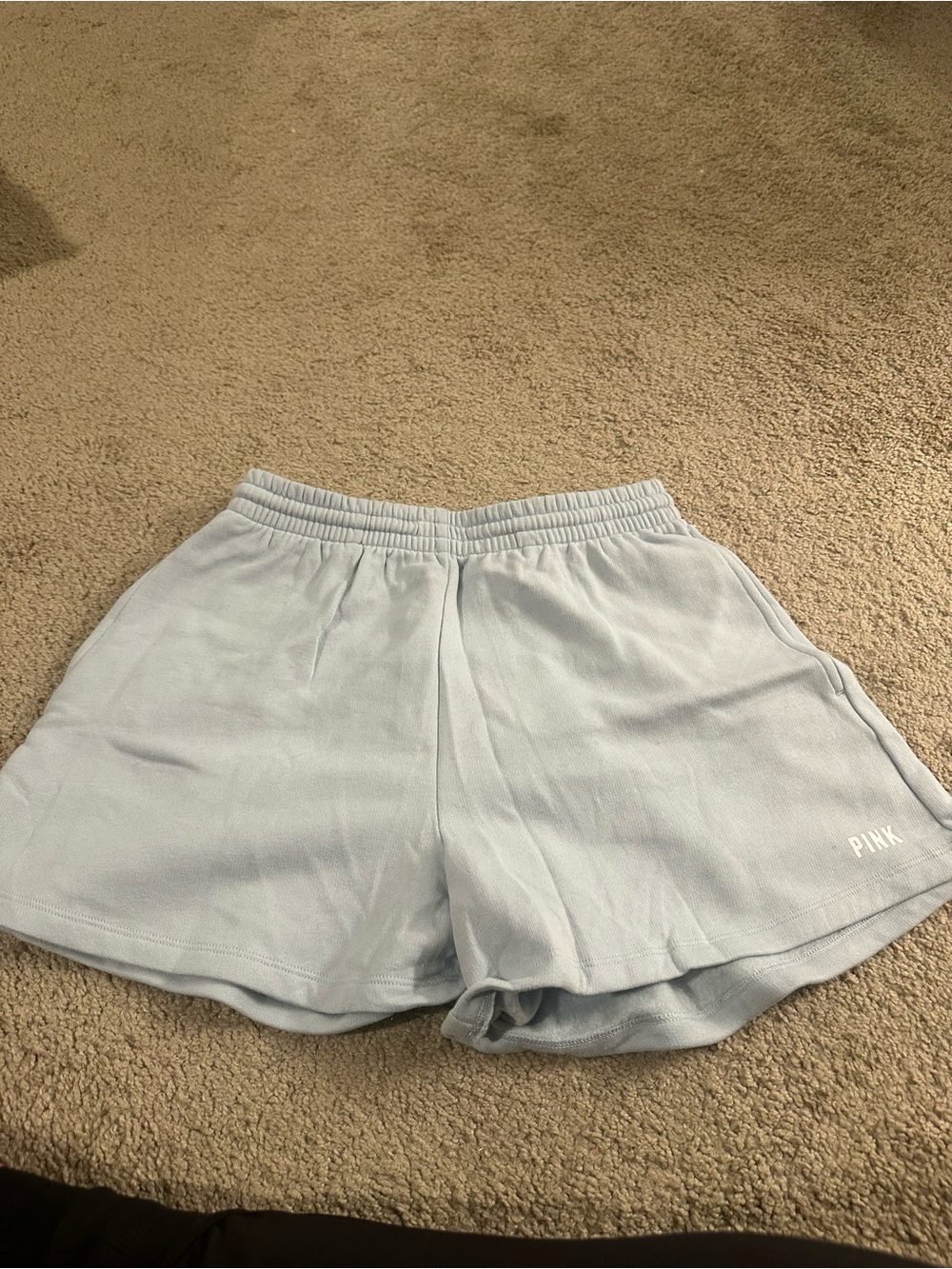 PINK Victoria's Secret Light Blue Athletic Lounge Shorts